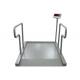 Hospital Wheelchair Heavy Duty Floor Scales Stainless Steel Multi Purpose 300kg
