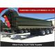 50 Ton Dump Truck Trailer 2 Axle , Dump Tractor Trailer With Dual Line Brake System