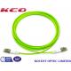 OM5 Multimode Duplex Fiber Optic Patch Cord Lime Green 10m 20m 30M PVC LSZH