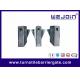 Retractable Flap Barrier Gate Stainless Steel Pedestrian Turnstiles Wing Barrier
