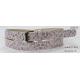 Flowers Special Printing On Womens Fashion Belts With Old Silver / Old Brass Buckle
