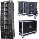 Professional Line Array Speakers Dual 12'' Powered Musical Instrument , Active