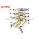 White Lean Pipe Sliding Roller Track Stainless Steel Frame For FIFO Flow Storage