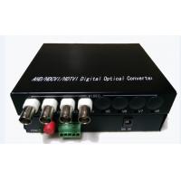 Fiber Optical 4ch 720P HD TVI / CVI / AHD Transmitter Receiver Industrial Grade