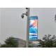 Street Lamp Pole full color led signs outdoor Digital out High brightness