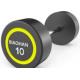 Black Fitness Weights Dumbbells Gym Accessory With PU / Steel Material