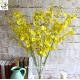 UVG Yellow decorative orchids plastic artificial flower factory for home garden decoration