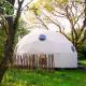 hot-dip Galvanized steel outdoor glamping house living dome tent for tourist attrations