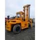 Mitsubishi Engine Used Industrial Forklifts 10000 Kg Rated Loading Capacity