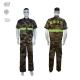 Forest Camouflage 450gsm FR Fire Fighting Shirt Suits With Embroidered Logo