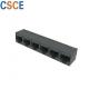 Round Pin RJ45 Multi Port 8 Pin 8 Contact 1 X 6 Ports 5224 Series Current Rating 1.5A