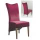 Comfortable Fabric Wood Imitation Steel Upholstery Dining Chair