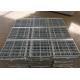 Industrial Platform Stair Treads Steel Grating 5mm Thick For Railway Bridge