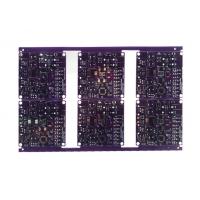 FR4 94V0 RoHS Immersion Gold Purple Ink 2 Layer PCB Circuits Board
