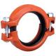 Round 114mm Grooved Clamp Coupling For Fire Duct Piping Systems Seo Friendly