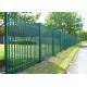 2.75m Long By 2.4m High Steel Palisade Security Fencing Hot Dipped Galvanized Powder Coating