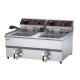 Double Tank 13L 13L Electric Donut Fryer Stainless Steel Deep Fryer for Making Frying Food
