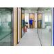 Frameless Double Glazed Office Partitions Wall Door Aluminum Profile Customized Size