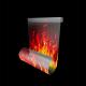 600W/m2 LED Transparent Screen Colorful Animation Full Color LED Lighting for Indoor Decoration