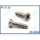 Pozi Countersunk Head Tapping Screw for Plastics, Stainless Steel 304/316/18-8