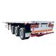 Heavy Duty Tandem Axle Flatbed Trailer Manufacturers 20 Foot 40 Foot