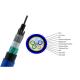 HDPE Jacke Outdoor Fiber Optic Cable PVC Sheath Blue Single Mode