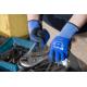 Seamless Breathable Nylon Touch Screen  Nitrile Work Gloves
