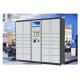 UV light Self Service Custom Web Online Delivered Parcel Locker With Advertising LCD