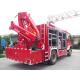 Heavy Duty Emergency Rescue Fire Truck 177kw 4x2 Euro 4 With 5T Crane
