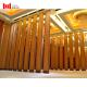 MDF Board 100mm Folding Partition Doors Movable Walls OEM ODM