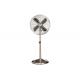 18 Metal Blade Oscillating Fan Air Circulation Brushed Stainless Steel / Retro Floor Fan