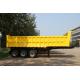 TITAN VEHICLE 3 axles heavy duty shape tipper semi trailer for sale