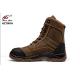 High Ankle Sport Style Safety Shoes Breathable Oil Resistant For Wood Land