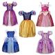 New fashion Children Kids Cosplay Costume dresses Newest Cinderella Elsa Dresses Baby Girls fancy Princess Party Clothes