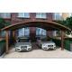 Aluminum Alloy Frame Polyurethane Board Roof Car Parking Shed Hugging Style Carport