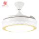 Modern Decorative 5250lm 70W White Foldable Ceiling Fan With Light For Home