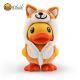 B.Duck Duck Plastic Piggy Bank Toy With Costume 11.5×11.5×16cm