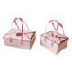 OEM Service Printed Paper Shopping Bag , Bridal Shower Favor Bags Delicate