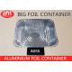 Anti Heat Disposable Aluminum Foil Broiler Pans 36cm X 29cm X 7.5cm Size