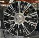 Hyper Black Escalade Platinum Replica Wheels Rims Fits 22 All Season Tires Silverado
