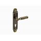 Classic Brass Door Lever Mute Black Gold Door Handles for Bedroom / Bathroom