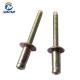 Zinc Plated Carbon Steel 4.8 5.8 Hemlock Blind Rivet For Railway Industry