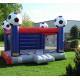 Kids Sport Game Soccer Blow Up Bounce Houses With Safety Net