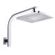 Bathroom Shower Equipment Wall Mounted Stainless Steel Rainfall Square Shower Head