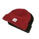 Custom Embroidery Leather Patch Knit Beanie Hats 100% Acrylic Common Fabric