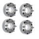 6 Lug Chevy Wheel Spacers 6061 T6 , 5x5 To 6x5.5 Wheel Spacer Adapter Anodized