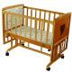 Solid Wood Automatic Baby Swing Bed
