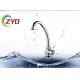 Single Zinc Handle Wall Mount Kitchen Faucet , Water Mixer Tap For Kitchen / Basin