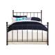 Queen Size 250 Pounds Metal Frame Double Bed Strong Headboard