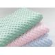 100% Polyester Micro Fleece Bubble Minky Plush Fabric OEKO Certification